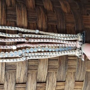 *🆕 V-Moro Smart Watch Band Wrap Boho Sparkling Rhinestones, Size S/M, NEW